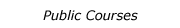 Public Courses